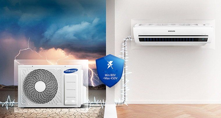 Triple Protector Plus & DuraFin™ giúp máy bền hơn, chống ăn mòn hiệu quả.