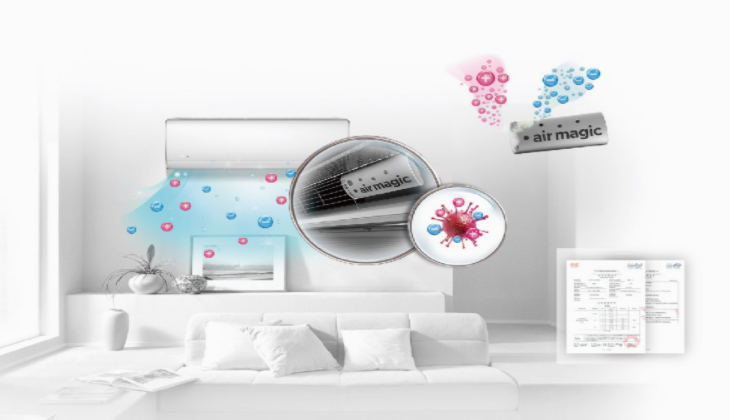 Máy lạnh Midea với hệ thống lọc khí và tự làm sạch chuyên sâu