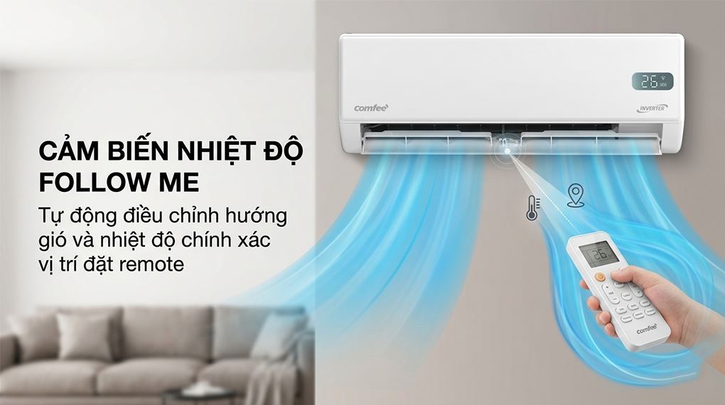 Máy lạnh Comfee Inverter 2.5 HP CFS-25VGX