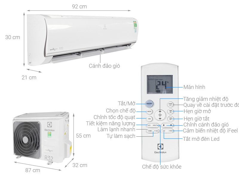 Phân loại máy lạnh Electrolux