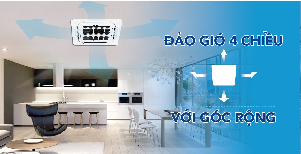  Máy lạnh Funiki âm trần, làm mát rộng và thẩm mỹ cao.