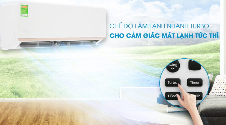 Máy lạnh Electrolux với khả năng làm lạnh tức thì