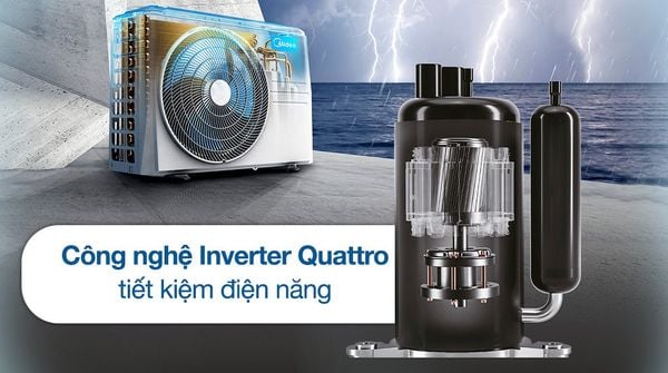 Máy lạnh Midea tiết kiệm điện vượt trội