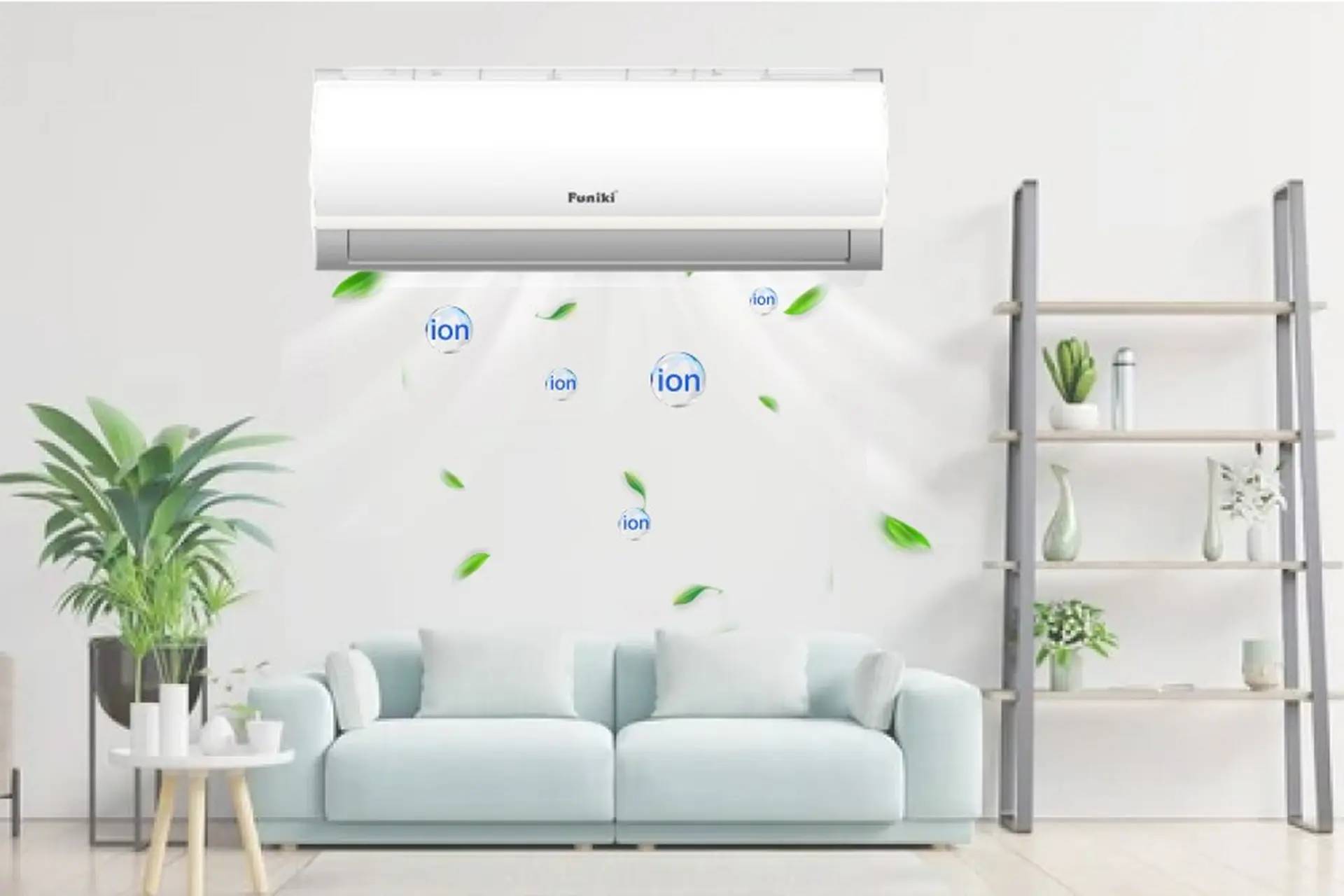Máy lạnh treo tường Funiki nhỏ gọn, dễ lắp đặt và phù hợp cho không gian gia đình.