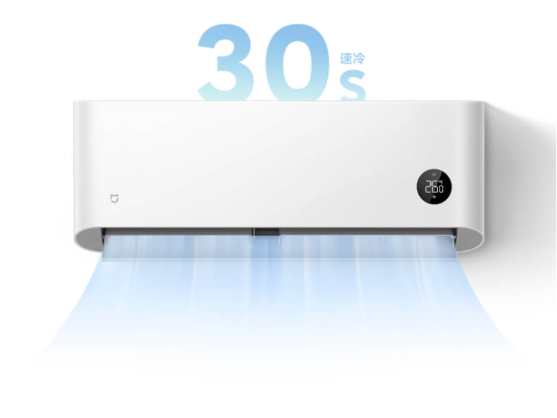 Máy lạnh Xiaomi làm lạnh nhanh chỉ 30 giây, vận hành êm.